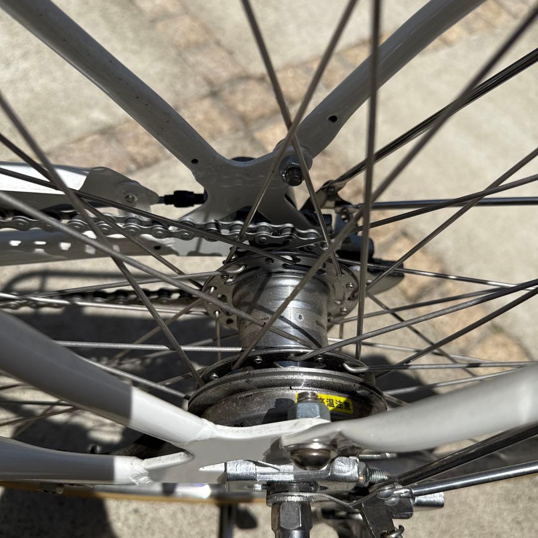 ブリヂストン　自転車　カジュナ　ピュアホワイト