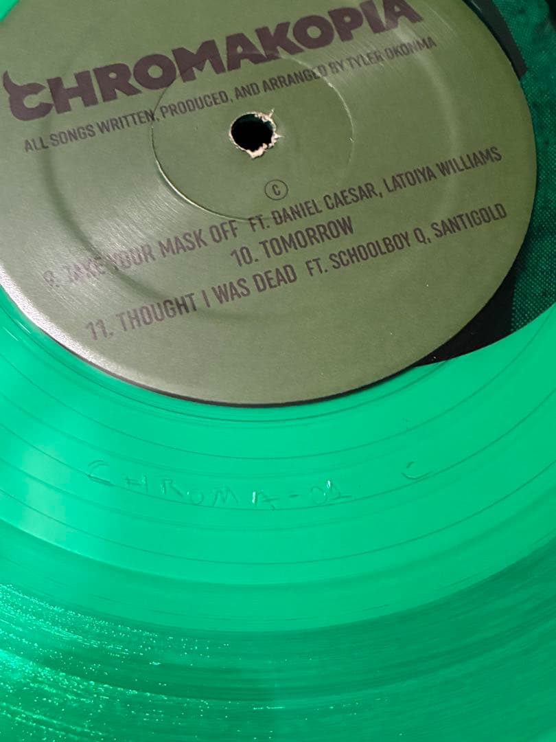 TYLER, THE CREATOR『CHROMAKOPIA』グリーン レコード