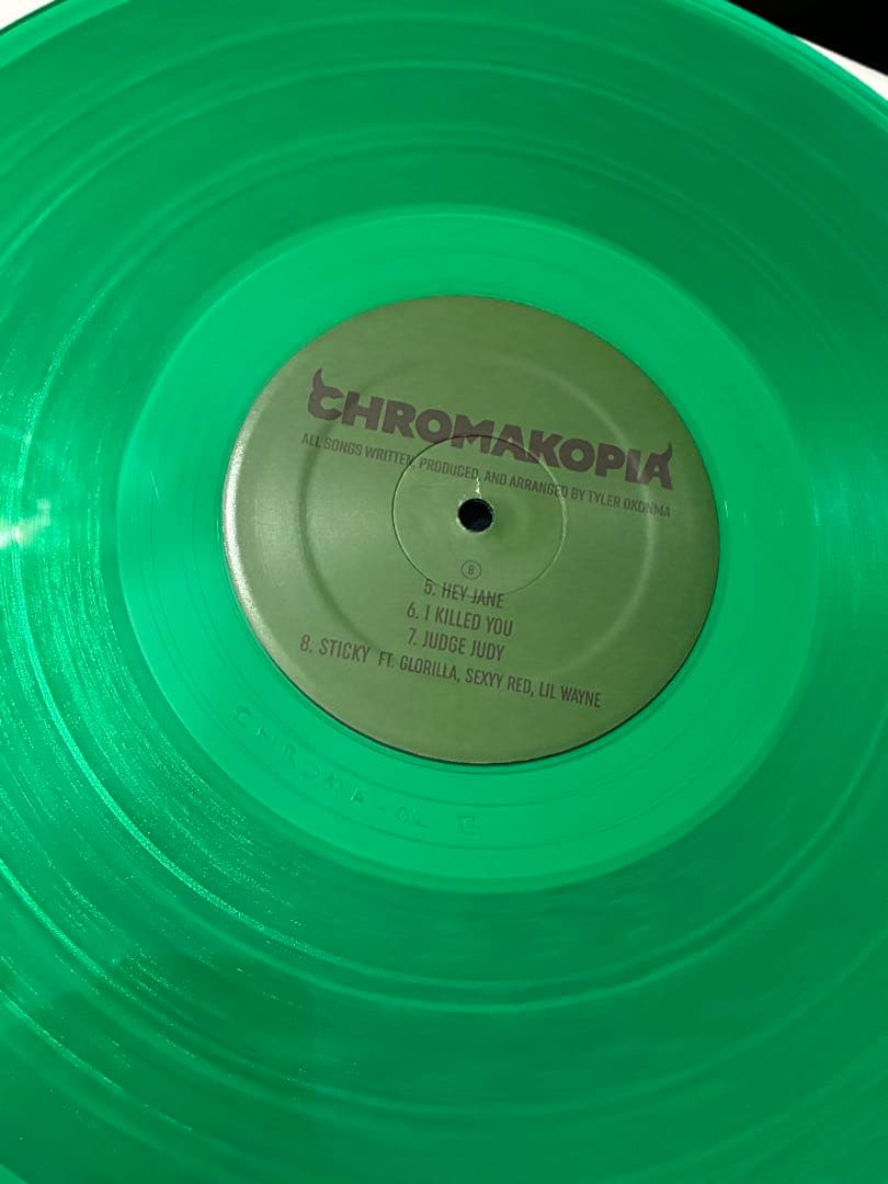 TYLER, THE CREATOR『CHROMAKOPIA』グリーン レコード