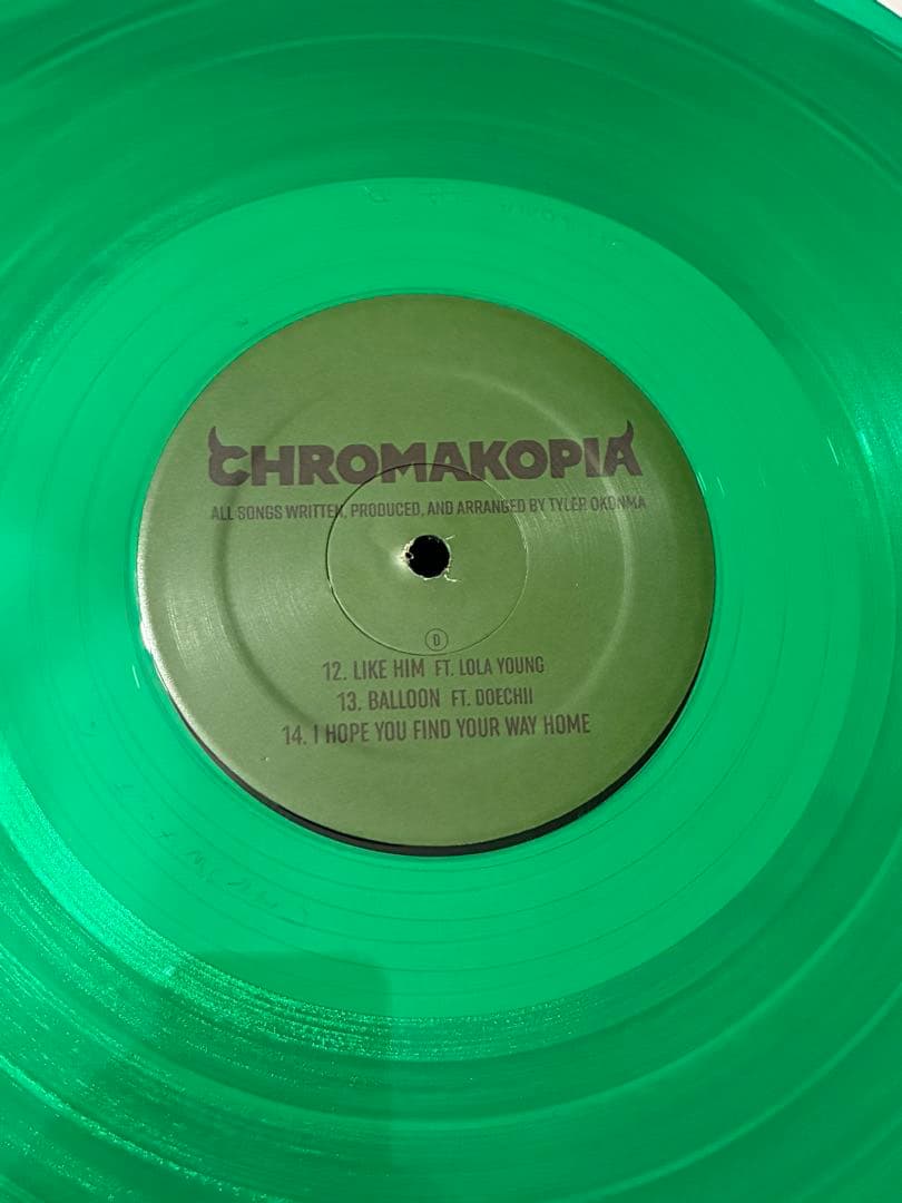TYLER, THE CREATOR『CHROMAKOPIA』グリーン レコード