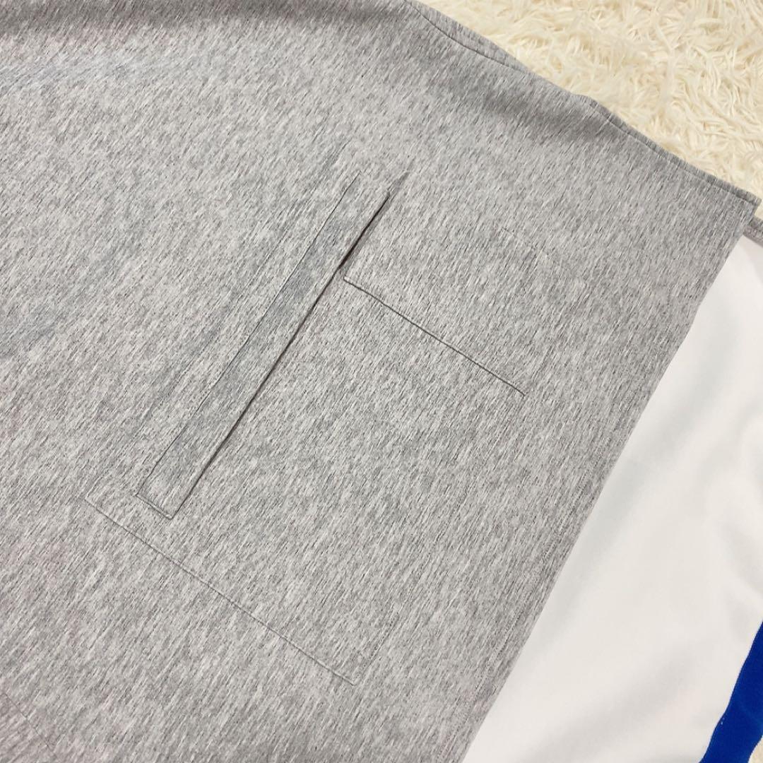 【美品】アンスリード ヘムギャザーロングパーカー 人気 変形 オーバーシルエット