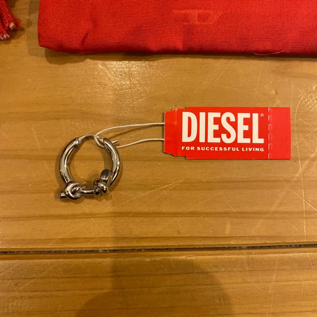 DIESEL ディーゼル dx1447 シルバー ピアス 片耳用