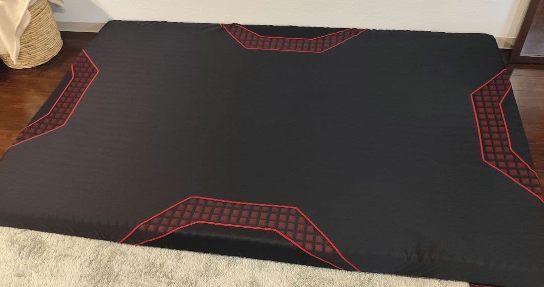 Air SI エアーマットレス セミダブル 黒/赤