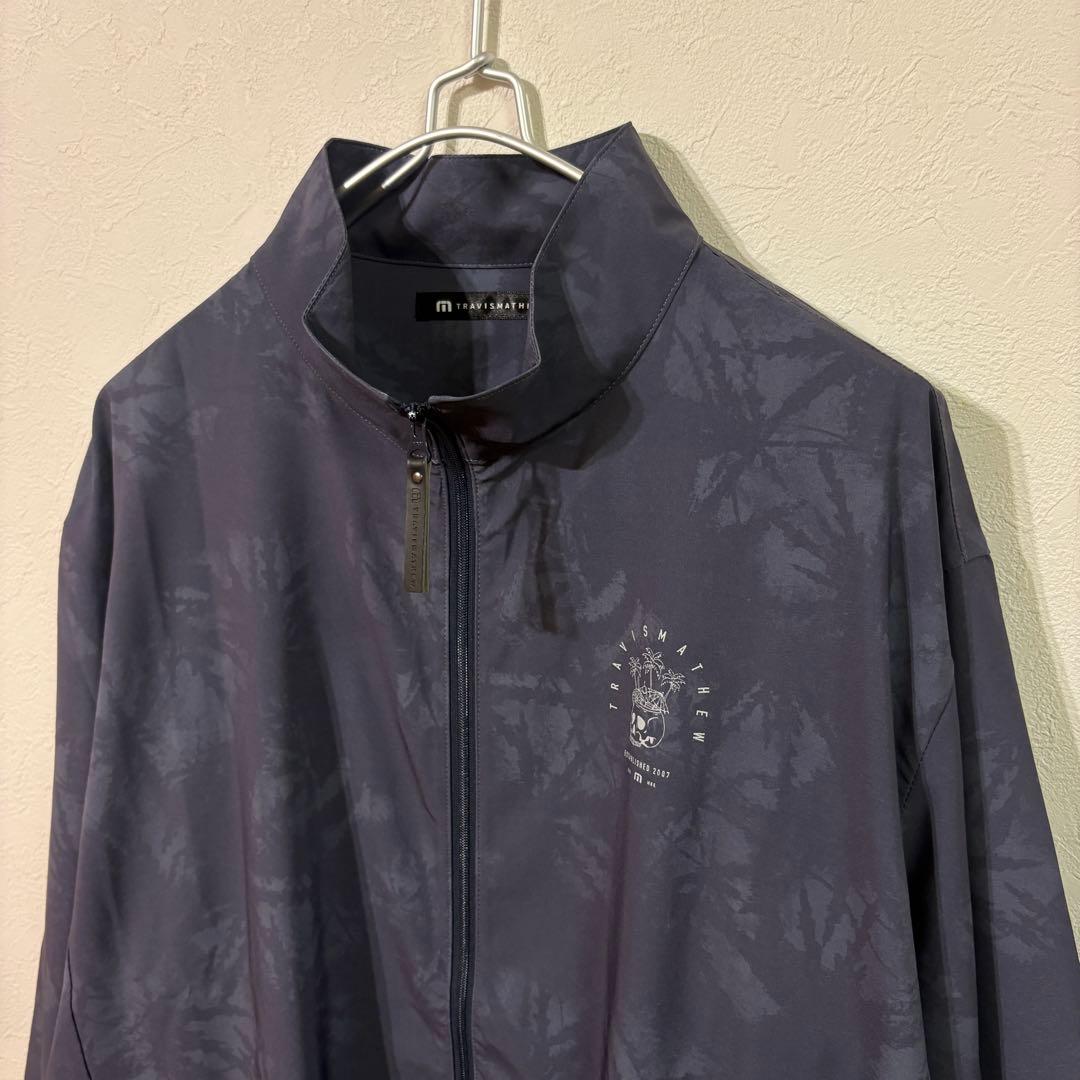 【TravisMathew】新品軽量ポケッタブルジャケット　スカル　メンズ２ＸＬ