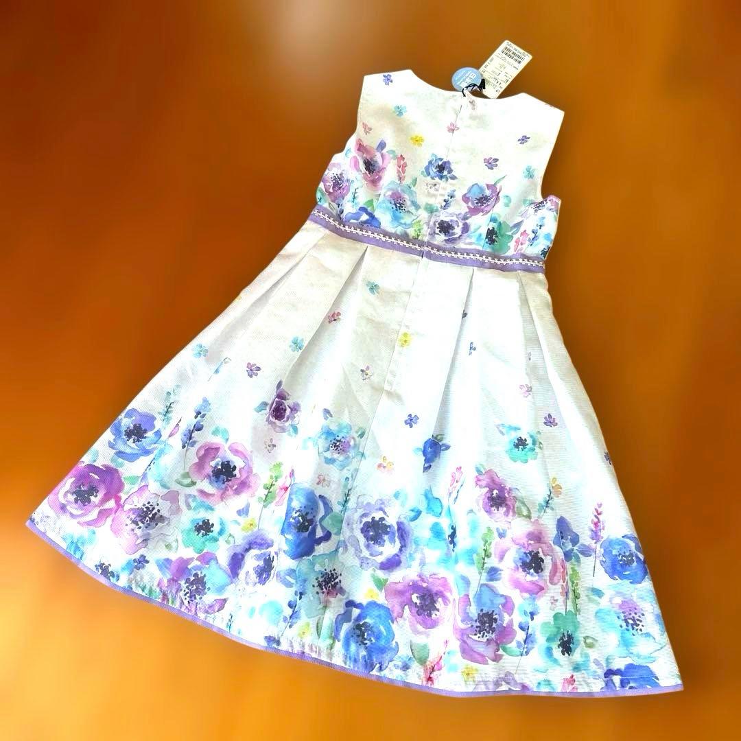 ANNA SUI mini 水彩花柄ワンピース　130