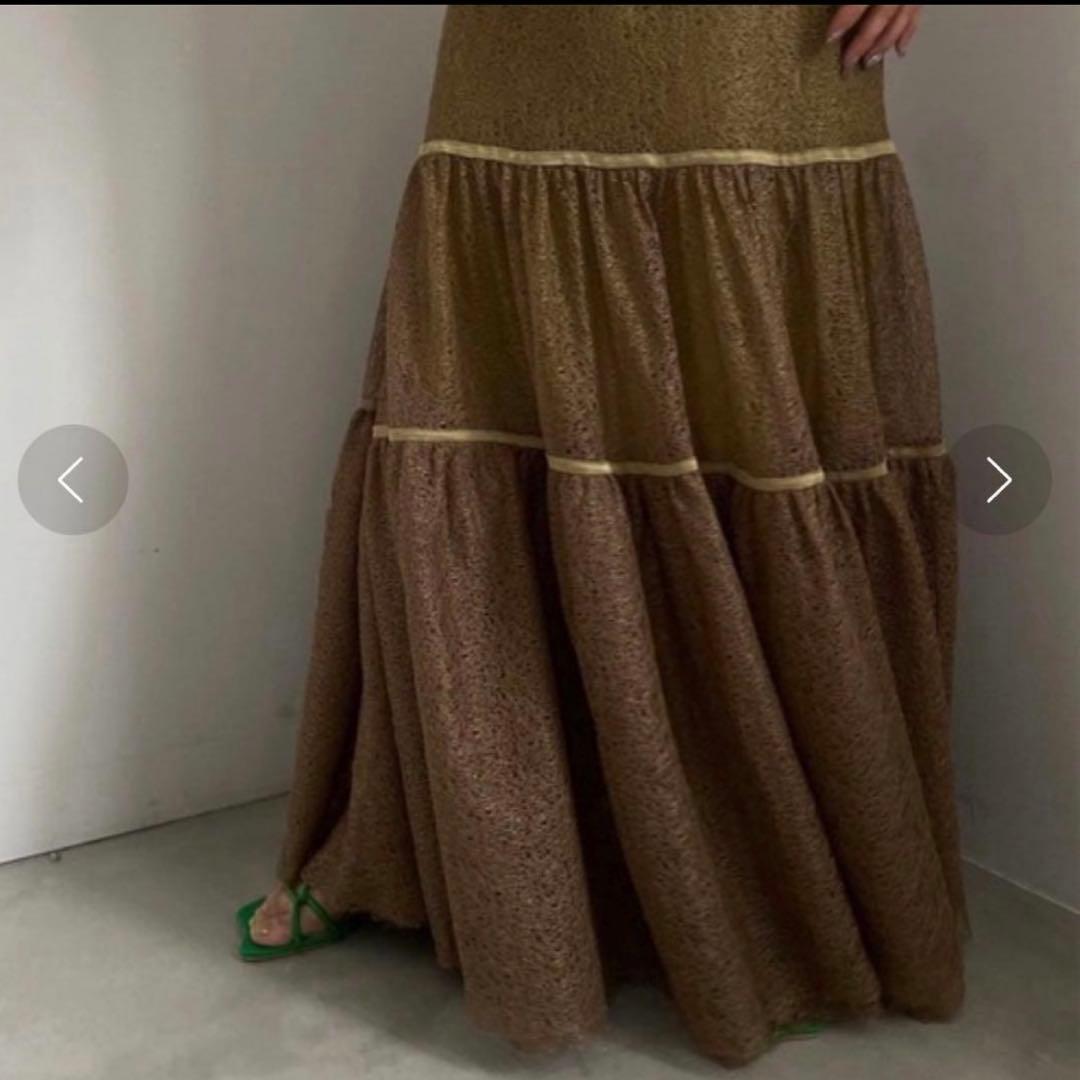 ワンピース Ameri MEDI MELON TULLE LAYERED DRESS S