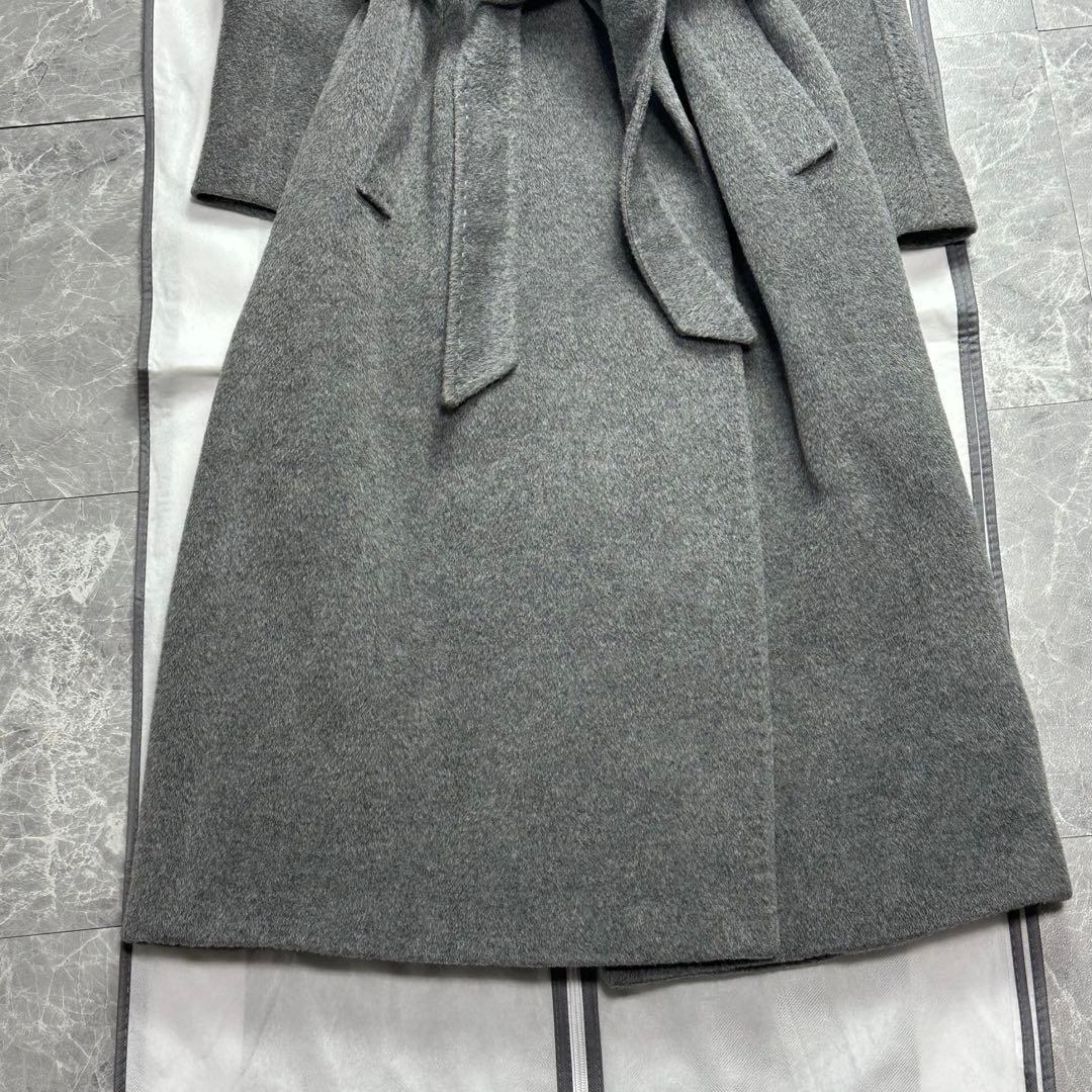 美品♡近年品　着丈120 マックスマーラ　ベルテッドコート　アルパカモヘア