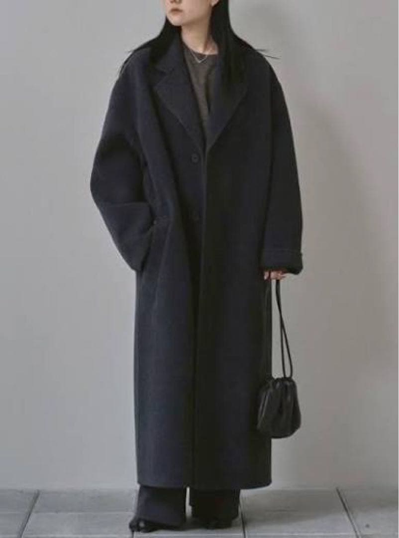 TODAYFUL Wool Over Coat 38 25AW チャコールグレー