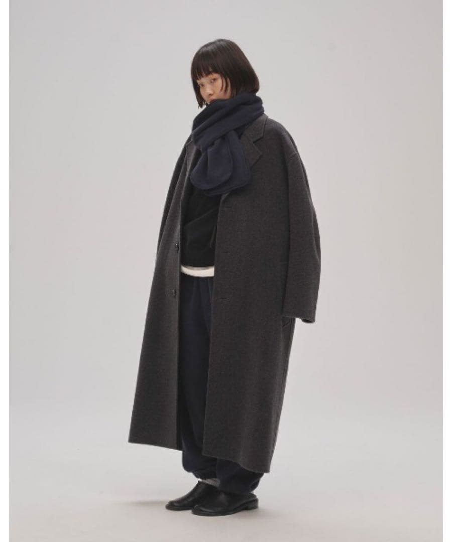TODAYFUL Wool Over Coat 38 25AW チャコールグレー