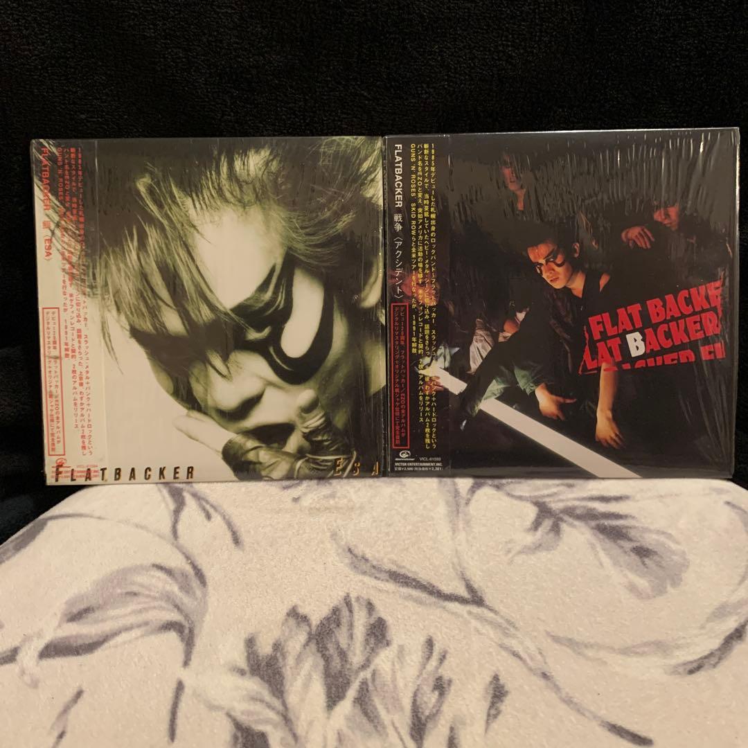 FLATBACKER/餌+戦争　アクシデント/紙ジャケリマスターCD