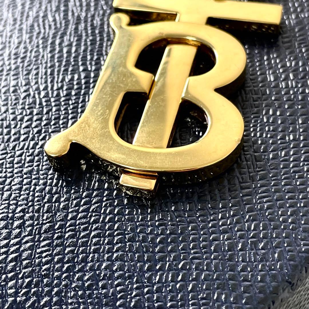 バーバリー　BURBERRY キーホルダーTB キーリング　ゴールド　チャーム