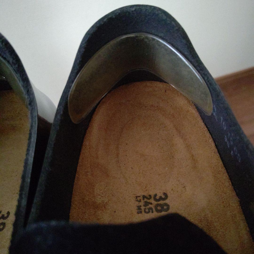 BIRKENSTOCK エナメル レザースエード シューズ 38