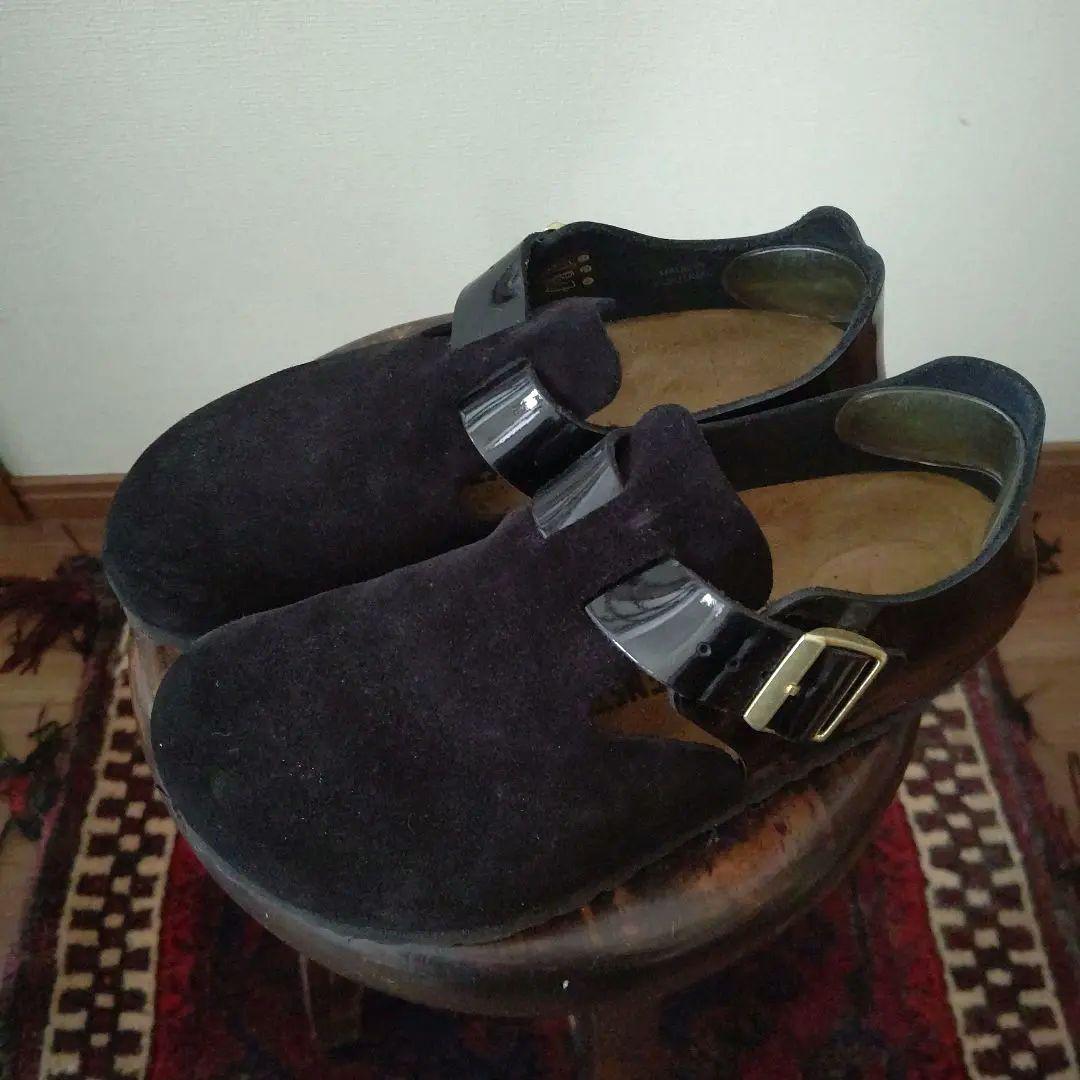 BIRKENSTOCK エナメル レザースエード シューズ 38