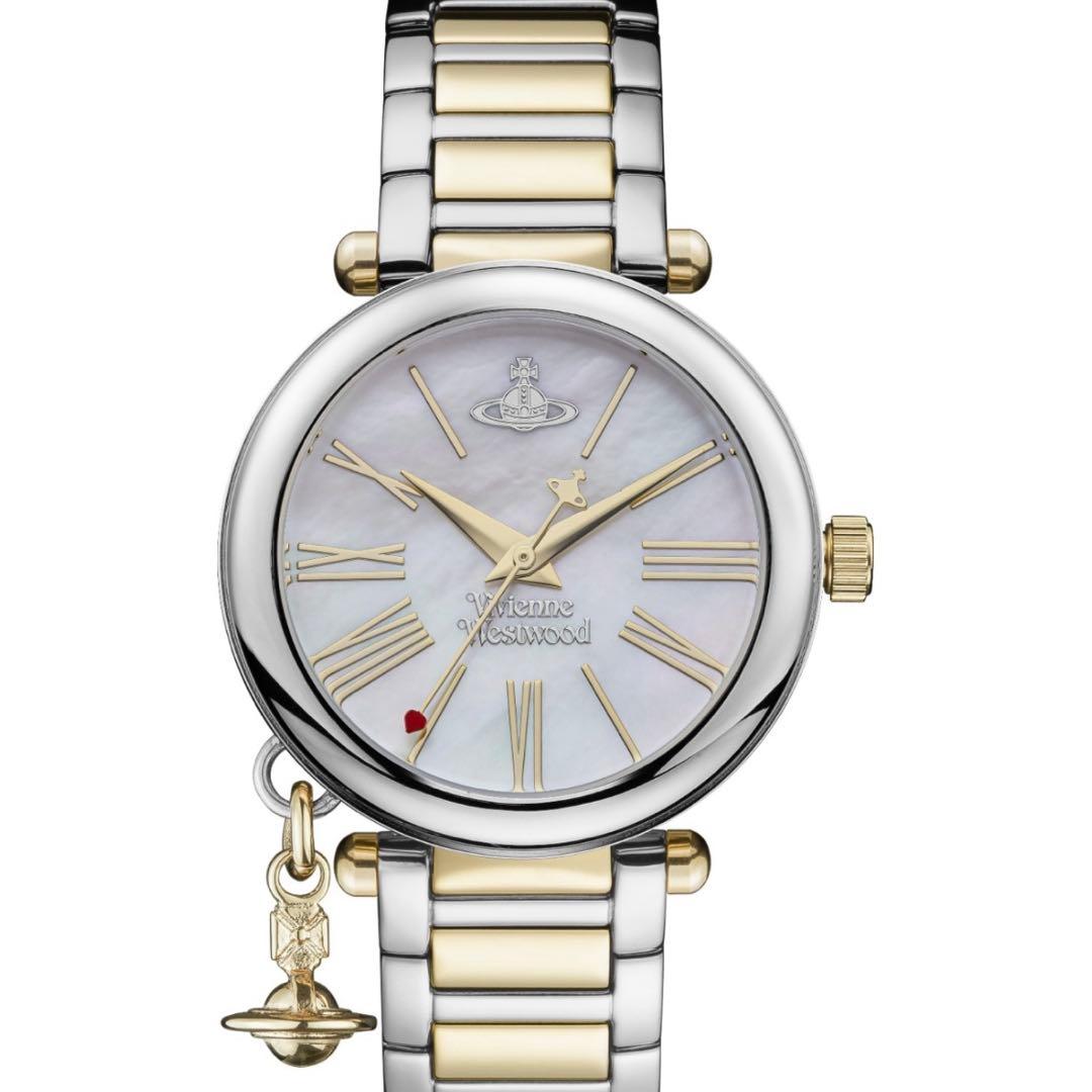 【新品未使用】Vivienne Westwood マザーオーブ クォーツ 腕時計