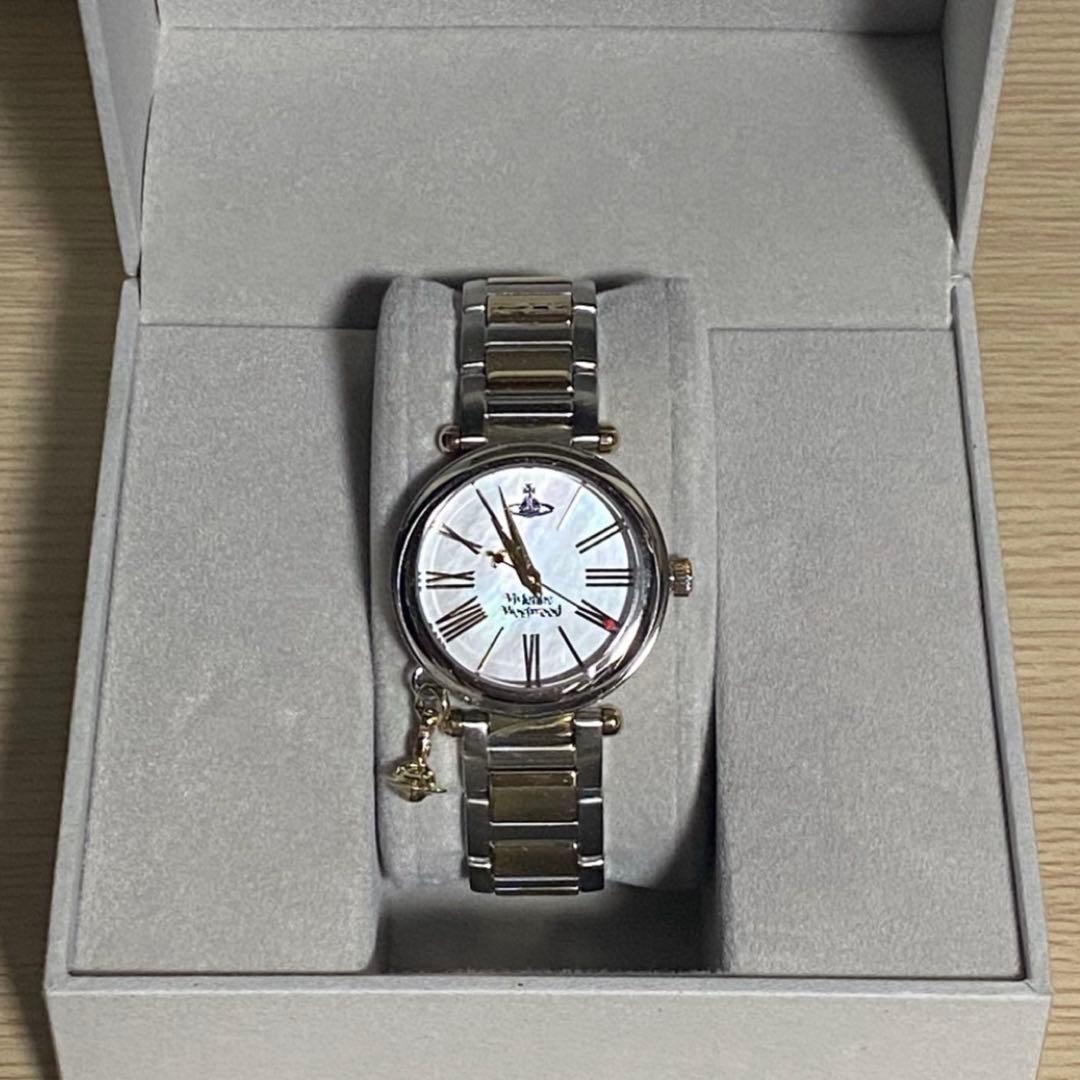 【新品未使用】Vivienne Westwood マザーオーブ クォーツ 腕時計