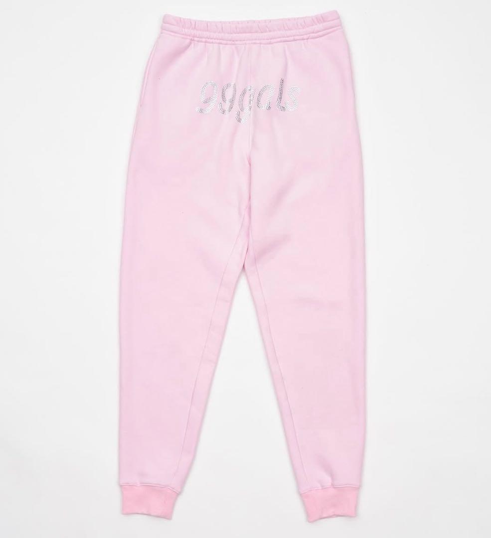 完売品99galsピンクスウェットセットアップ上下