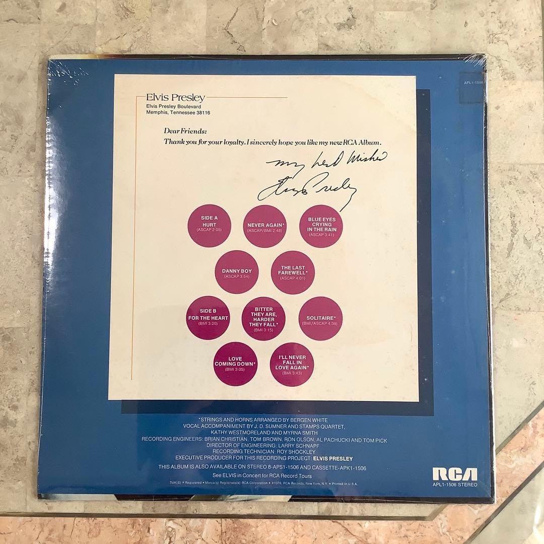 激レア!新品未開封! 1976年発売 USオリジナル エルビスプレスリー
