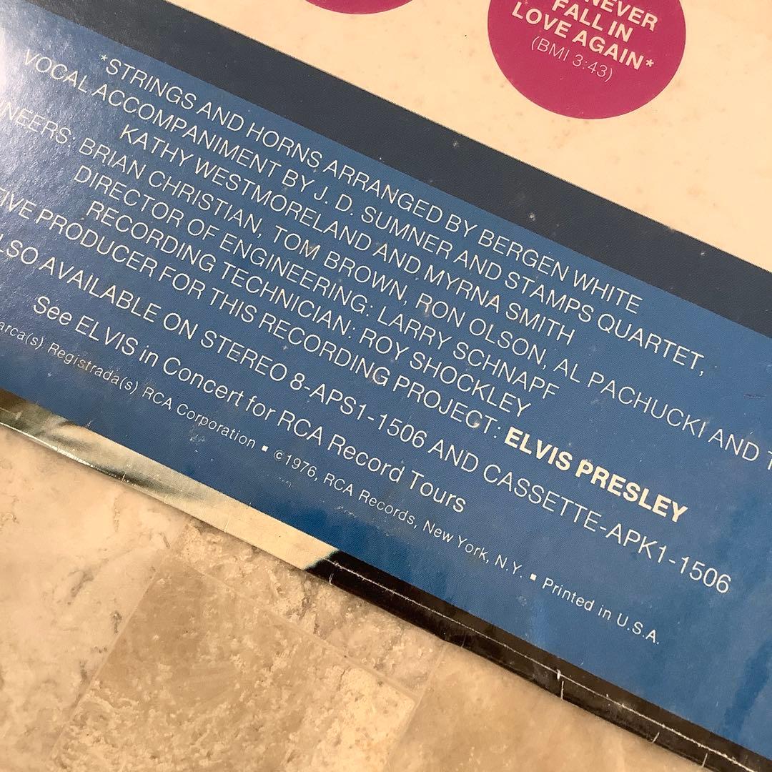 激レア!新品未開封! 1976年発売 USオリジナル エルビスプレスリー