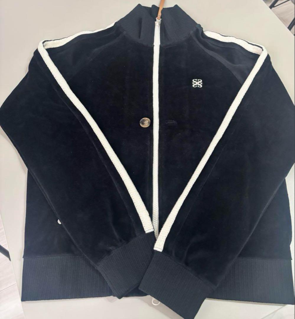 SATUR セター ジップアップジャケット　ブラック