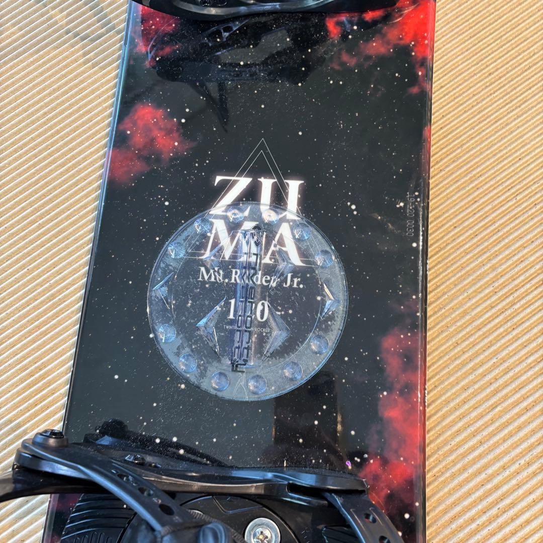 キッズ　　ジュニア ZUWA 120cmスノーボード 20-21cmブーツ付き