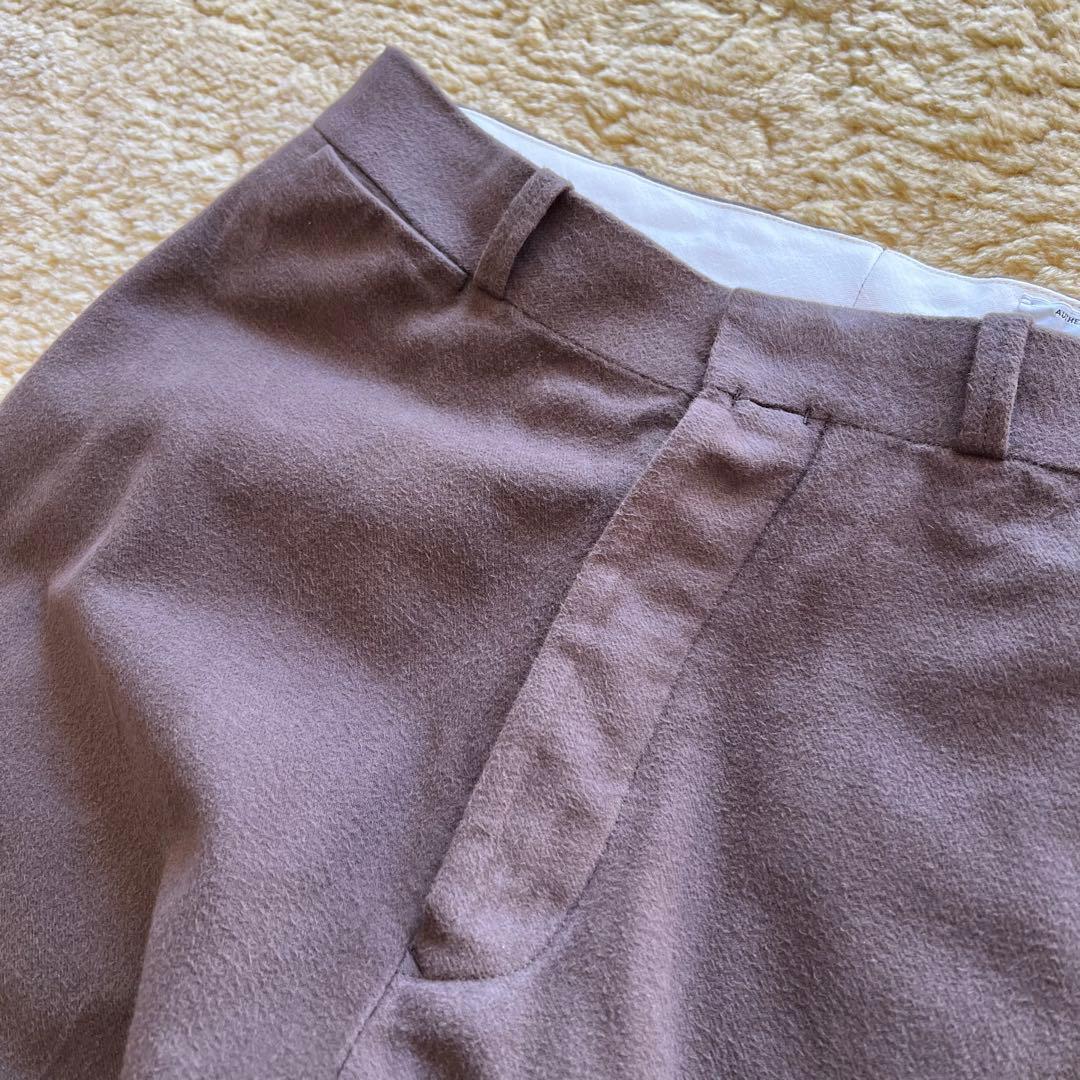 定価29,700円 YAECA CHINO WIDE モールスキン パンツ