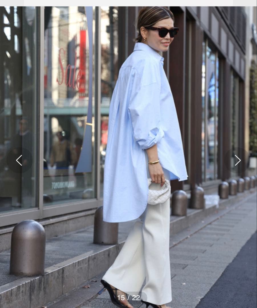 ドゥーズィエムクラスGLASSY RIB パンツ サイズ38 美品