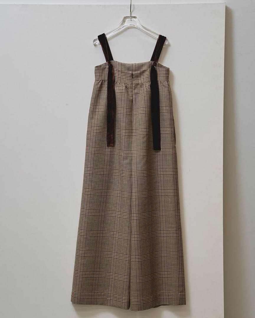 サロペット・オーバーオール・オールインワン TODAYFUL check wide conbinaison