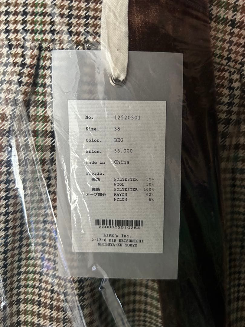 サロペット・オーバーオール・オールインワン TODAYFUL check wide conbinaison