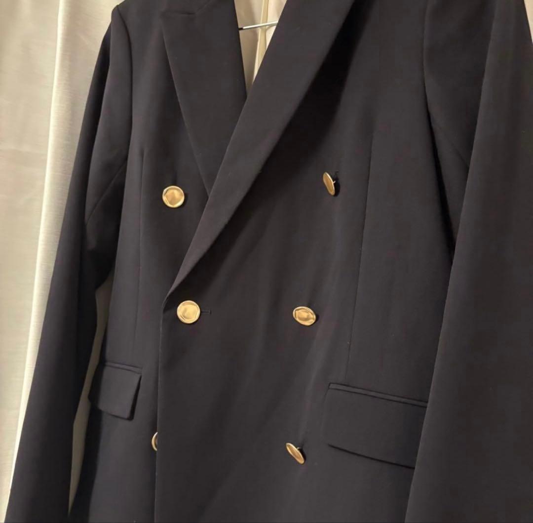 25SS SNIDEL Sustainableイレギュラー 金ボタン ジャケット