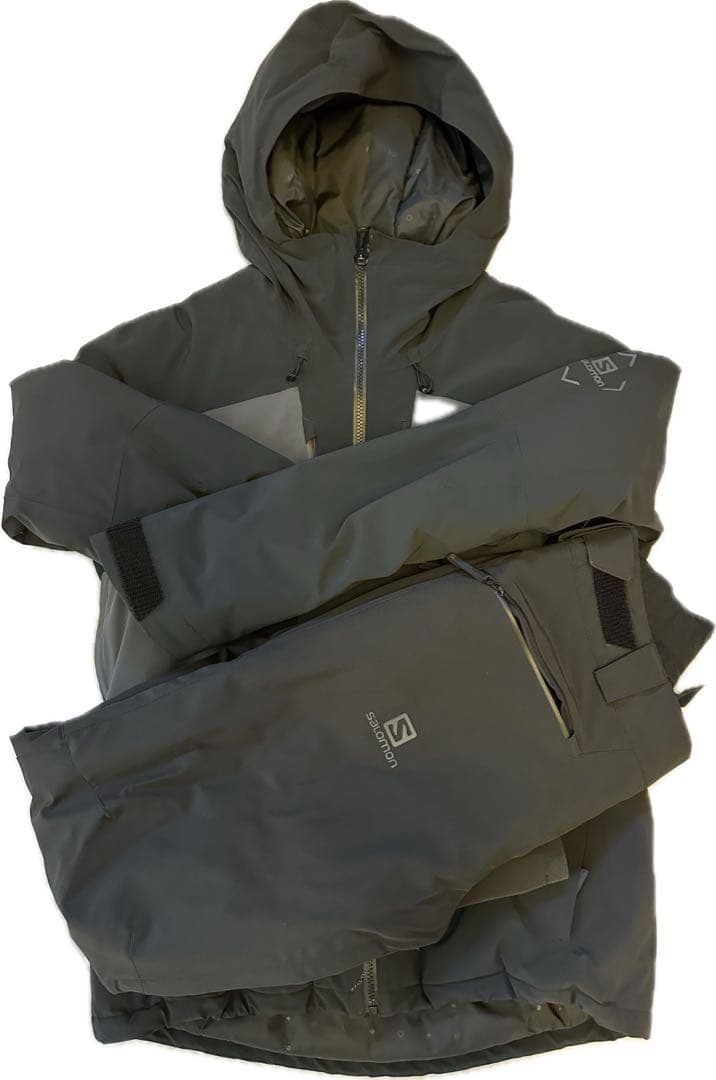 salomon スキーウェア上下　ブラック