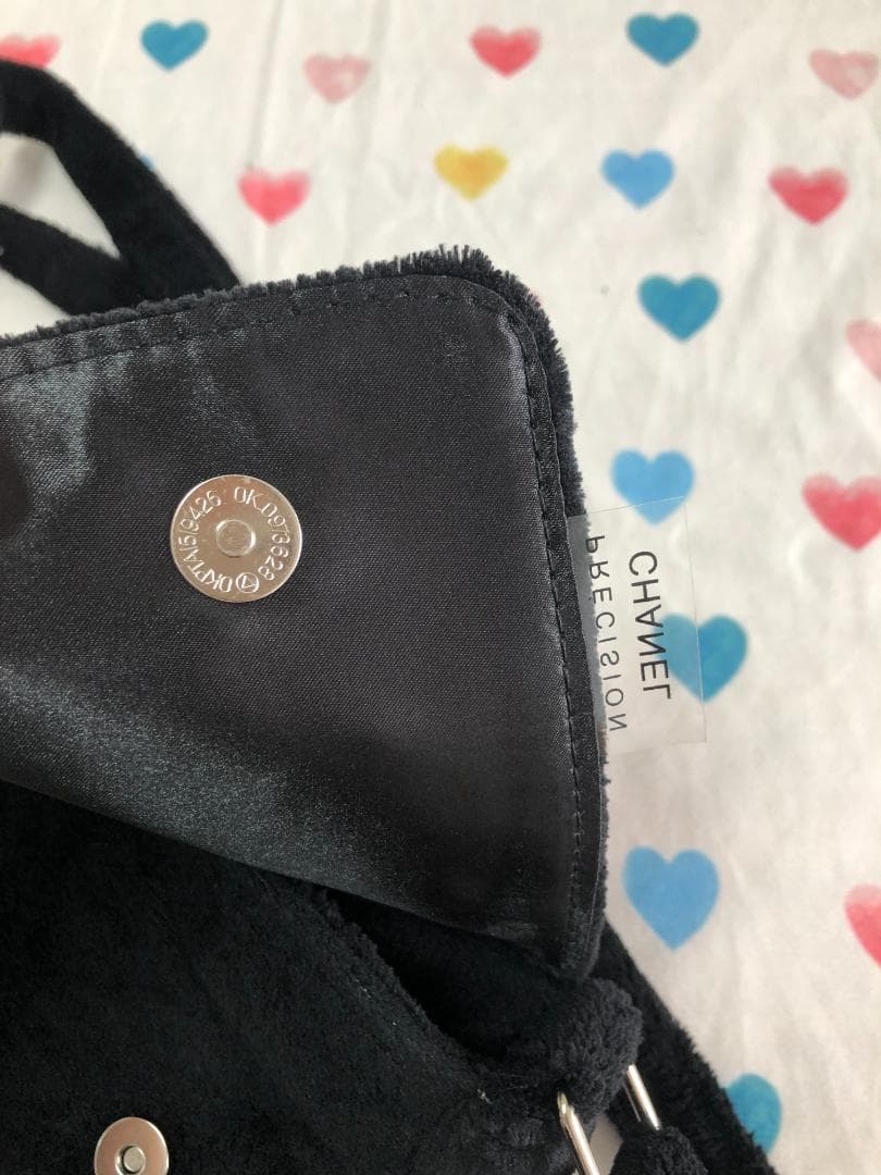 ほぼ未使用　｛黒+白｝ ノベルティ ショルダーバッグ