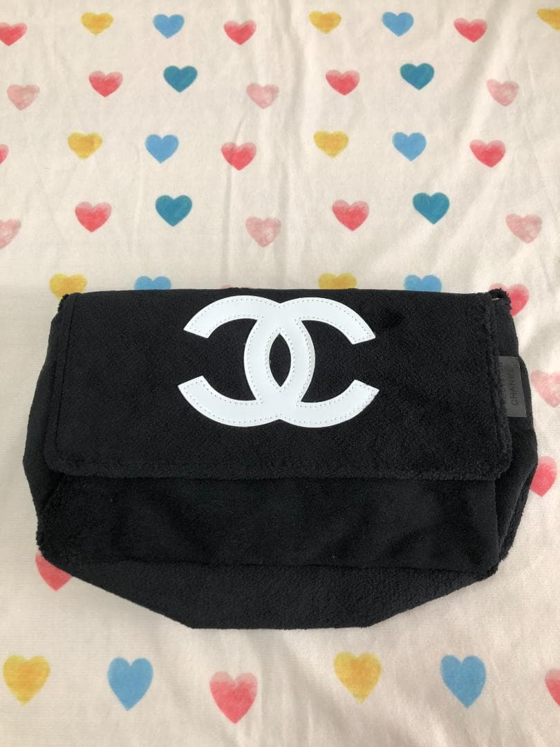 ほぼ未使用　｛黒+白｝ ノベルティ ショルダーバッグ