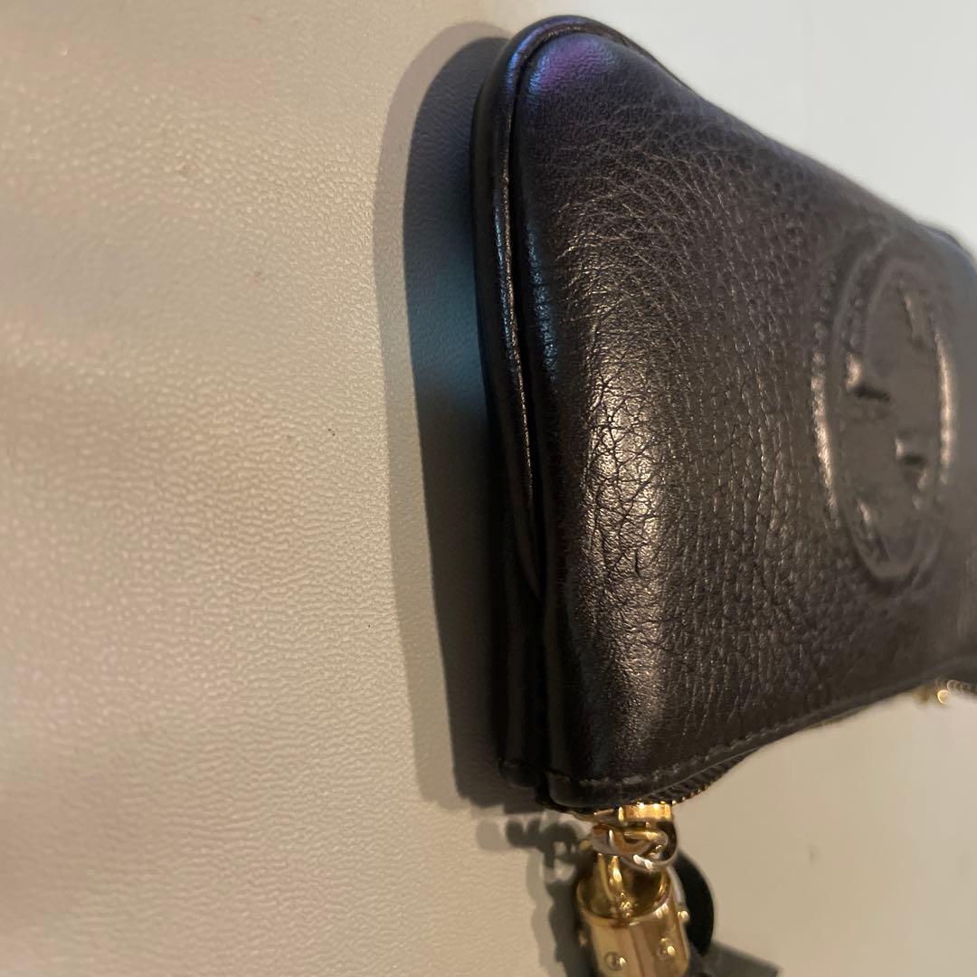 y*e様 オークションGUCCI ソーホー　インターロッキングG ブラック コイ