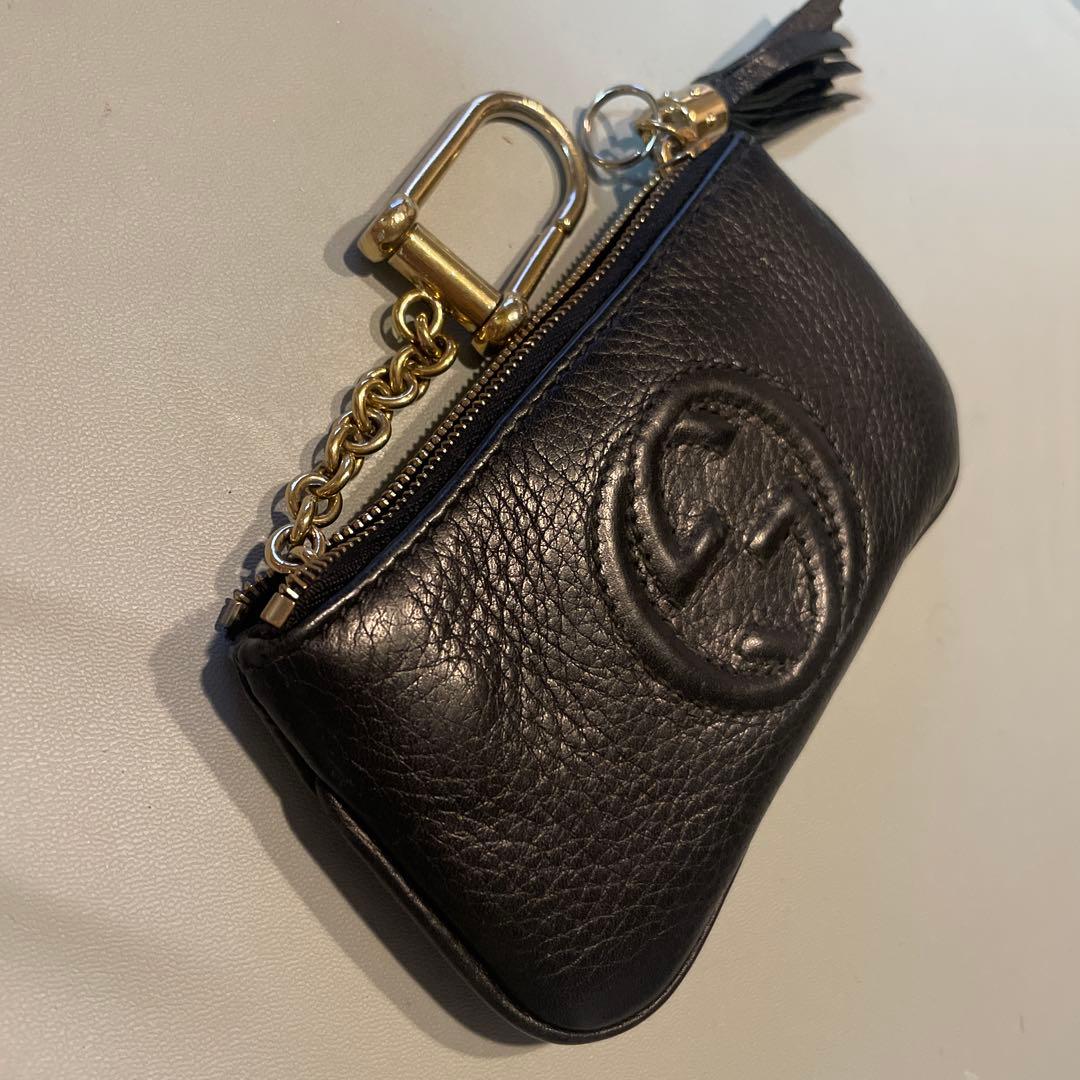 y*e様 オークションGUCCI ソーホー　インターロッキングG ブラック コイ