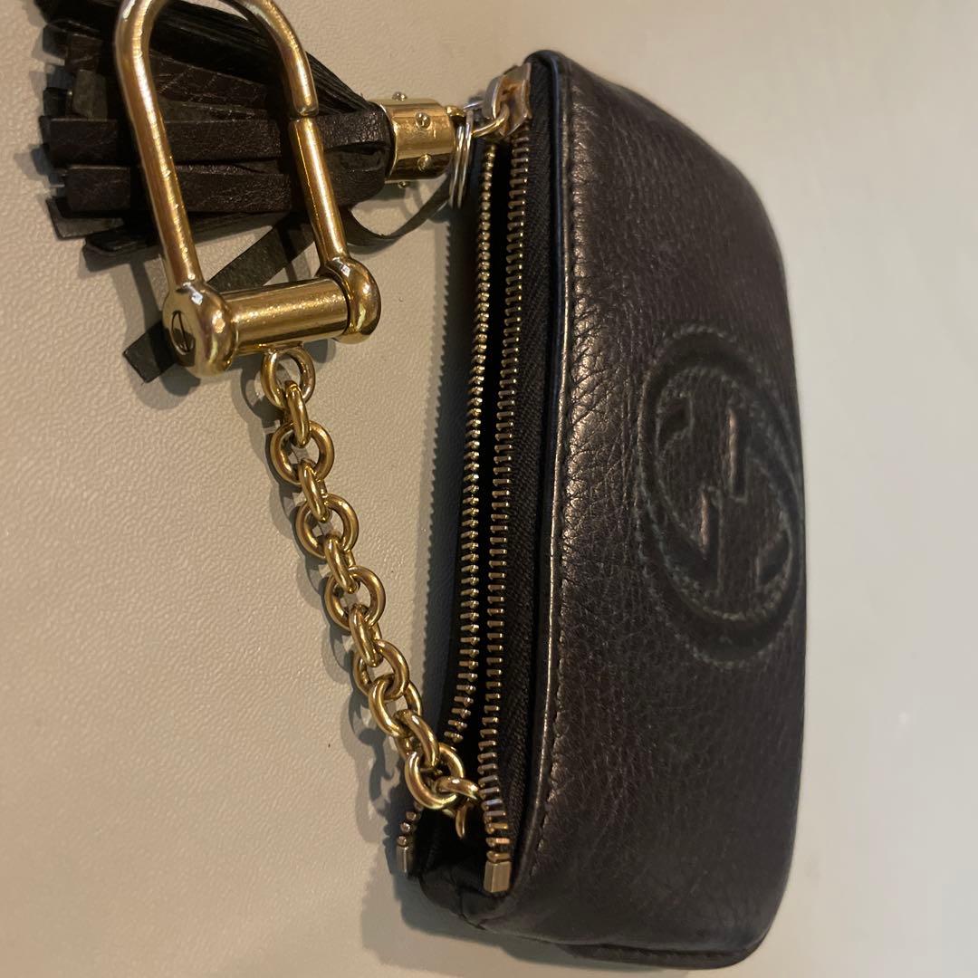 y*e様 オークションGUCCI ソーホー　インターロッキングG ブラック コイ