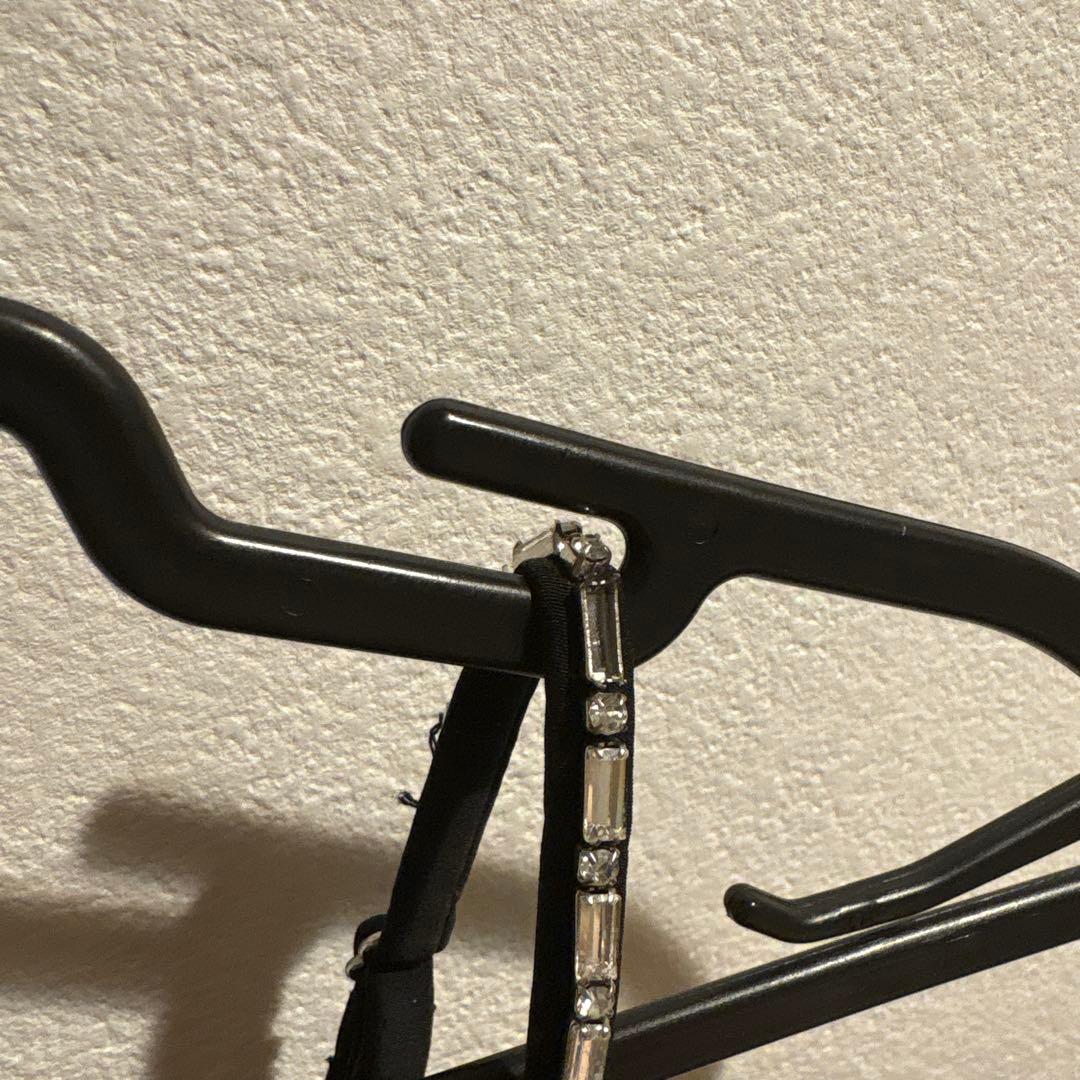 Glossy ブラックナイトドレス セットアップドレス フレアスカート