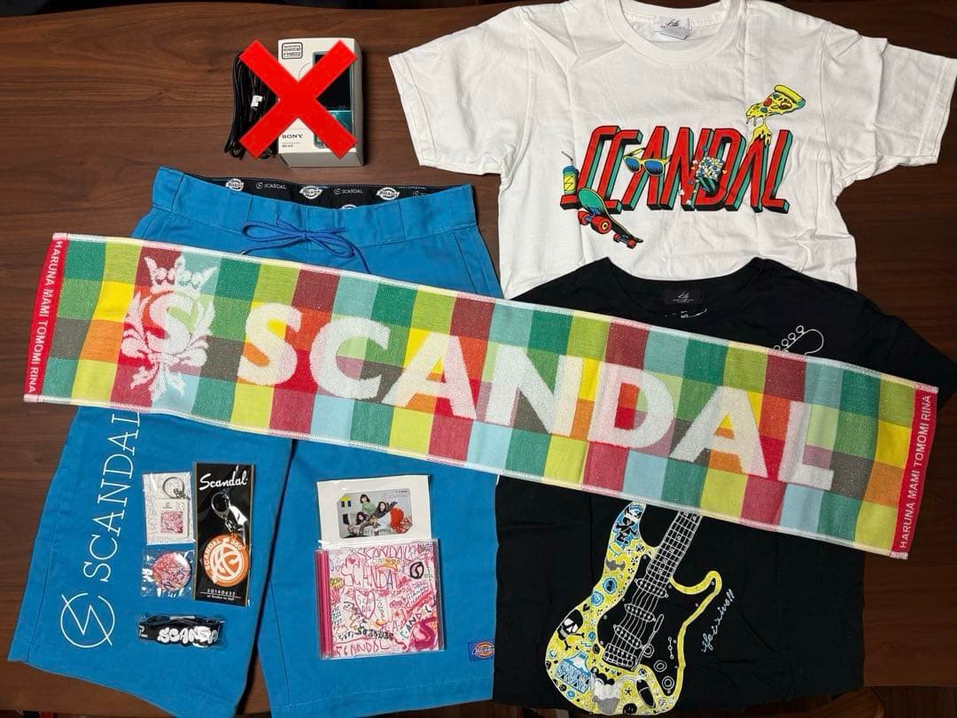 【R】SCANDALグッズまとめ売り ディッキーズ Tシャツ タオルなど