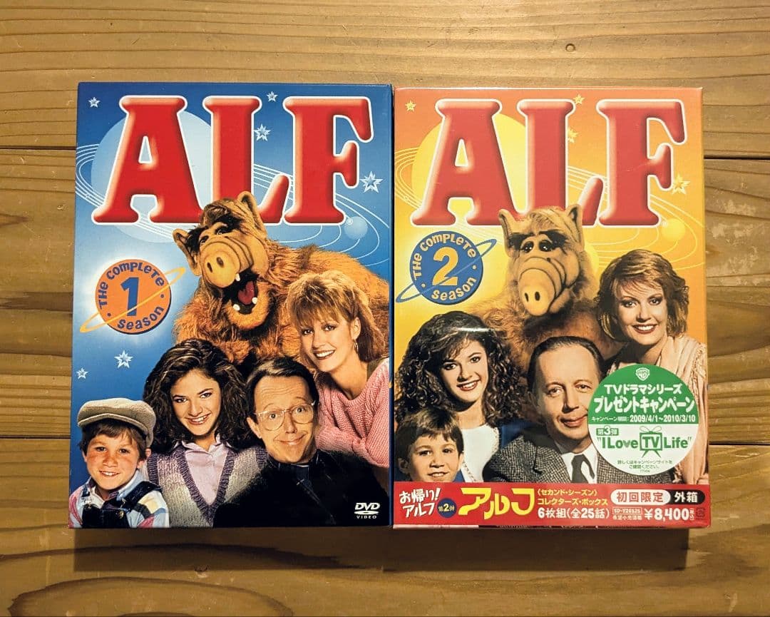 ALF アルフ☆コレクターズ・ボックス DVD シーズン1・2☆初回限定外箱