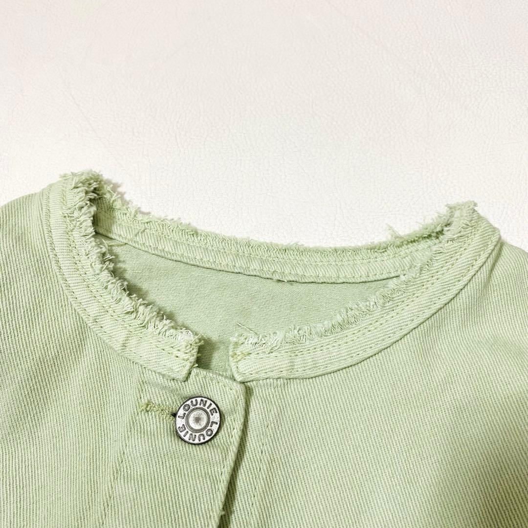 未使用 LOUNIE 製品染め Gジャン 春色 デニムジャケット