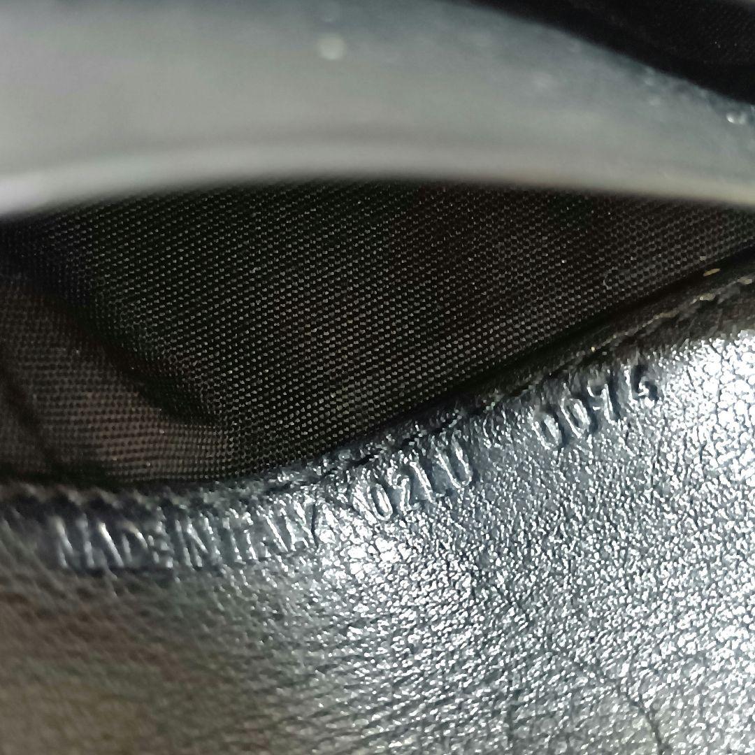 クリスチャンディオール　二つ折り財布　キャンバス　レザー　シルバーロゴ　正規品