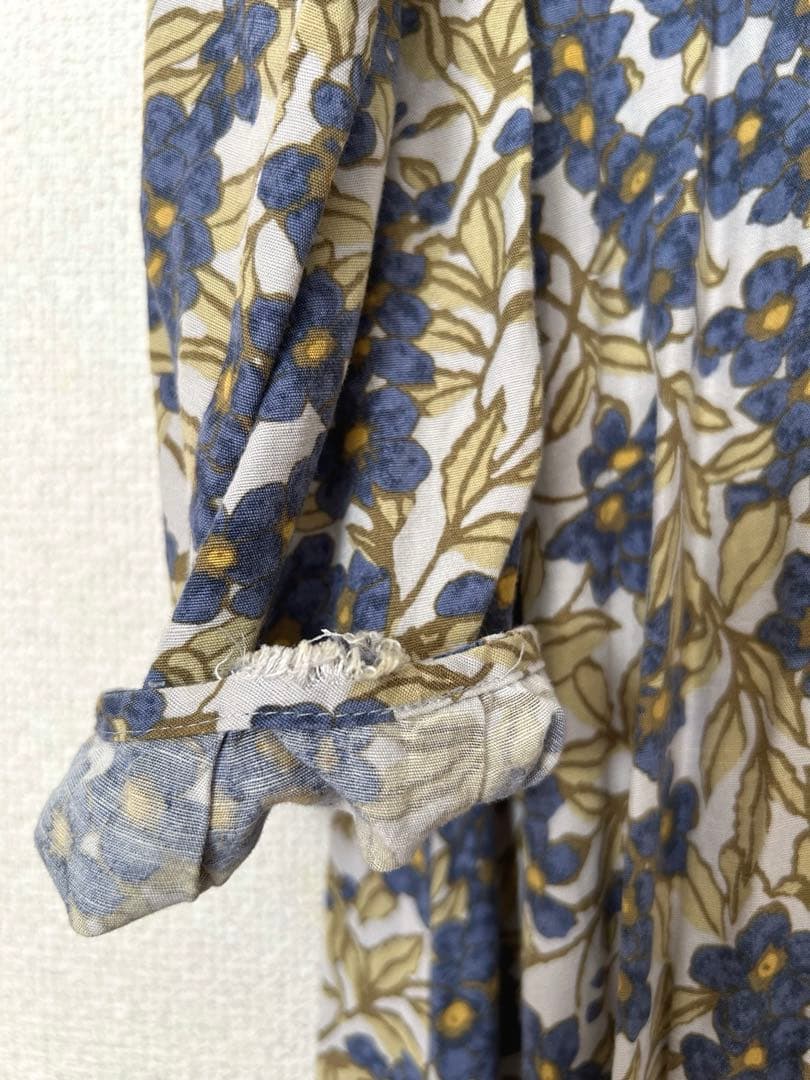 【週末限定値下】yuni suisen 花柄　Aライン　ワンピース