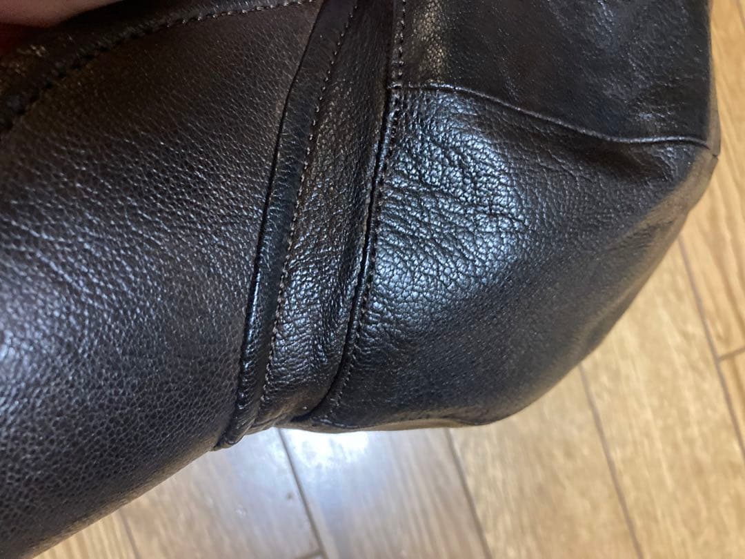 MOTO CP5クラフツマンキャップ ゴート茶芯手染め仕上げ ブラック