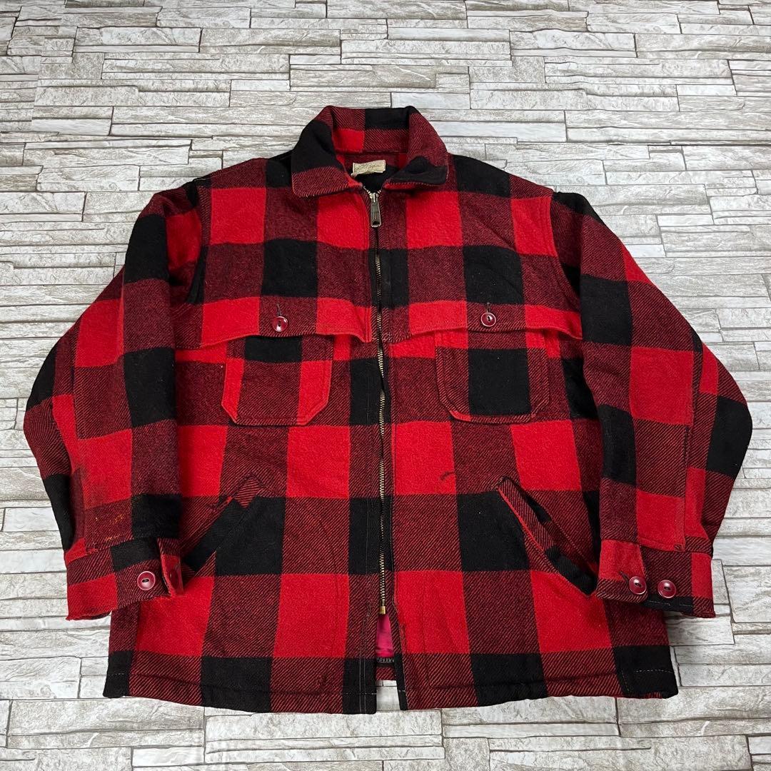 50s 60s L.L.Bean ウールジャケット チェック ヴィンテージ