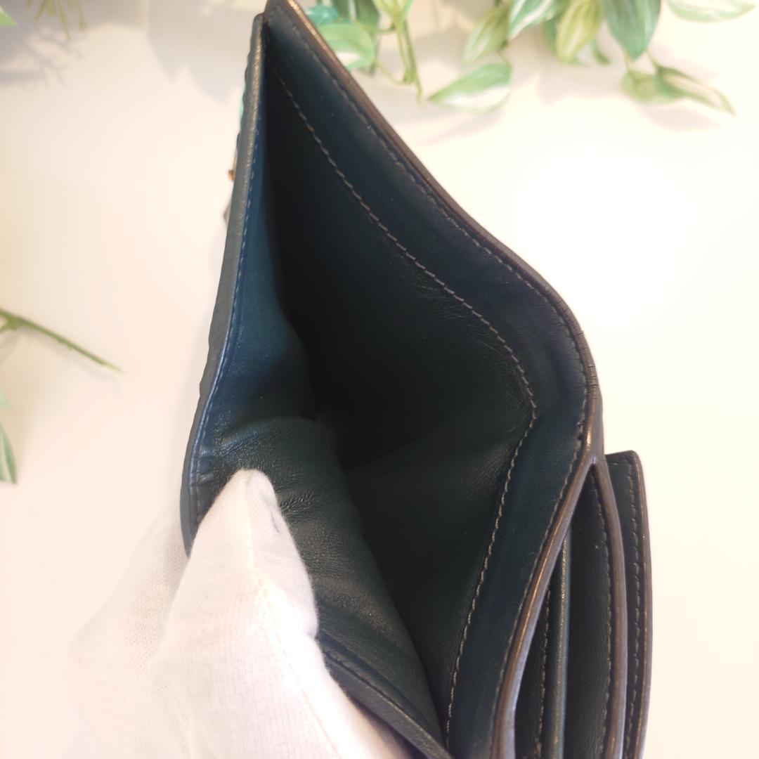 【美品】FENDI フェンディ パイソン ピーカブー ターンロック 3つ折り