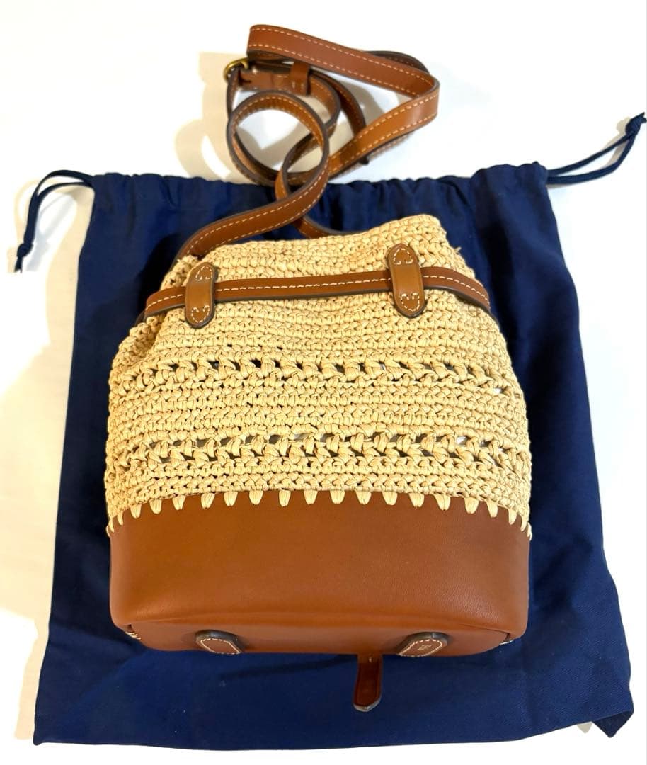 未使用　ポロラルフローレン　カゴバッグ　ショルダーバッグ