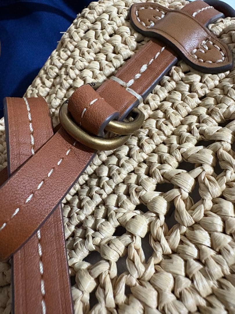 未使用　ポロラルフローレン　カゴバッグ　ショルダーバッグ