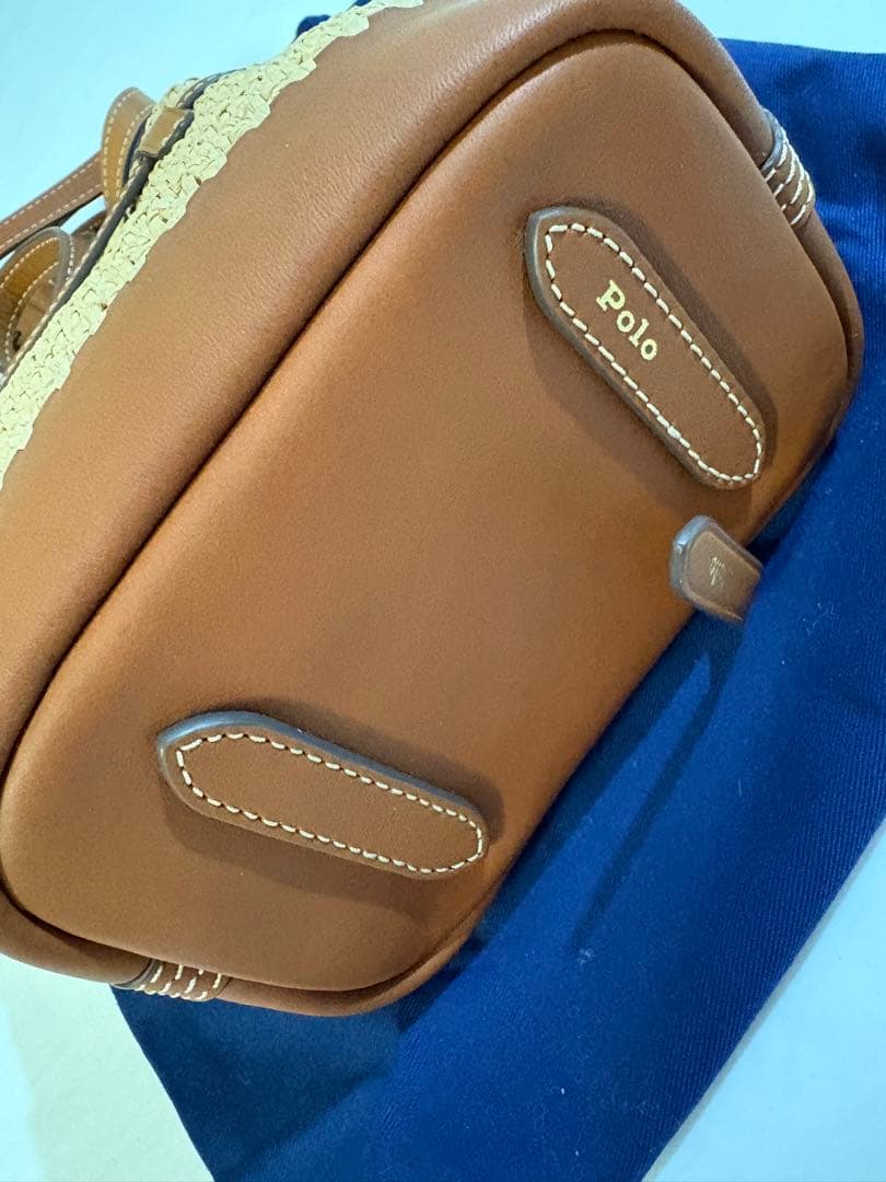 未使用　ポロラルフローレン　カゴバッグ　ショルダーバッグ