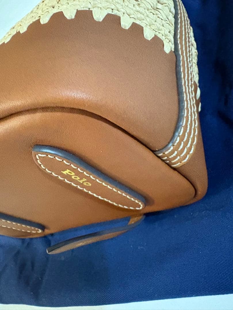 未使用　ポロラルフローレン　カゴバッグ　ショルダーバッグ