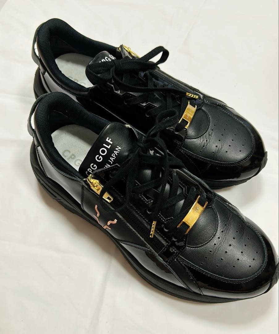 値下げ‼️CPG GOLF レディースゴルフシューズ　24㎝　ブラック　黒