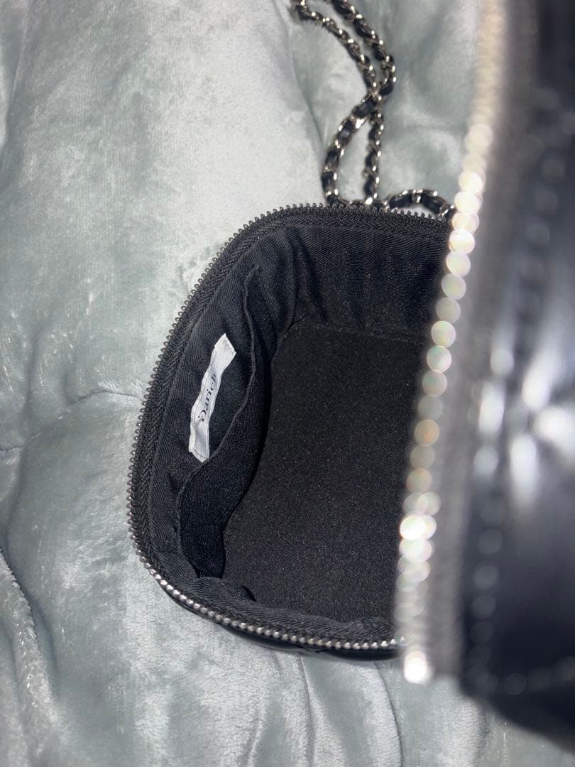 Darich キルティングスクエアミニバッグ シルバーパーツ